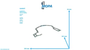 GASKET - 12163456 suitable for MWM & Deutz engines