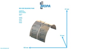 PLEUELLAGERPAAR - 03373337 passend für MWM & Deutz Motoren