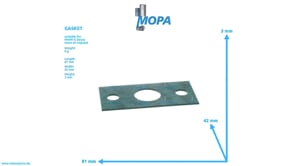 GASKET - 04077293 suitable for MWM & Deutz engines