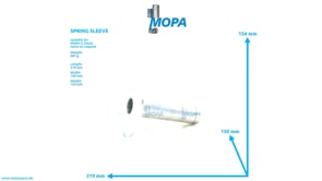 SPRING SLEEVE - 12216910 suitable for MWM & Deutz engines SPRING SLEEVE - 12216910 suitable for MWM & Deutz engines