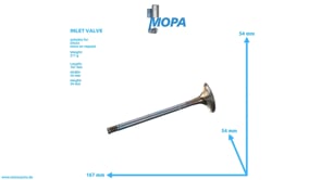 INLET VALVE - 04240778 suitable for Deutz engines