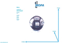 BALL - 06316490006 suitable for MAN D engines