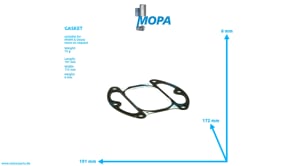 GASKET - 12301503 suitable for MWM & Deutz engines