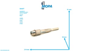 WELLE - 1675920 passend für Volvo/Volvo Penta Motoren