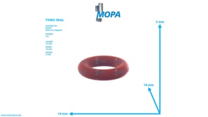 TORIC SEAL - 12850591 suitable for Deutz engines