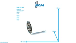 FUEL FILTER - 3831484 suitable for Volvo/Volvo Penta engines