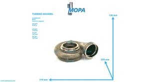 TURBINENGEHAEUSE - 5100802130 passend für MTU Motoren