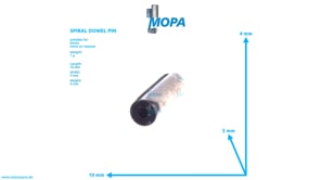 SPIRAL DOWEL PIN - 20168122 suitable for Deutz engines