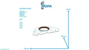 HOUSING COVER - 51015016018 suitable for MAN D engines