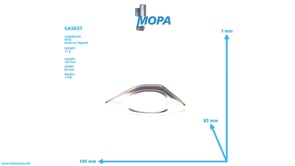 GASKET - 5061420680 suitable for MTU engines GASKET - 5061420680 suitable for MTU engines