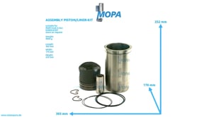 ASSEMBLY KOLBEN/LAUFBUCHSE - 51025006457 passend für MAN D-Motoren