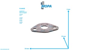 FLANGE - 51054400006 suitable for MAN D engines