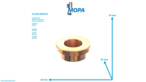 FLOW ORIFICE - 51063020570 suitable for MAN D-engines