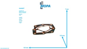 GASKET - 51089010078 suitable for MAN D engines