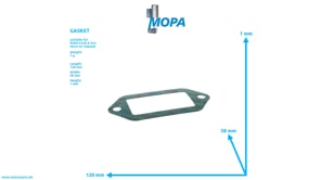 GASKET - 51069010145 suitable for MAN D engines