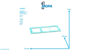 GASKET - 51099050029 suitable for MAN D engines