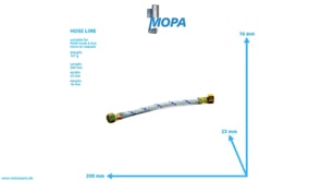 HOSE LINE - 51963400140 suitable for MAN D-engines