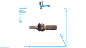 AXIALGELENK - 51953010019 passend für MAN D-Motoren