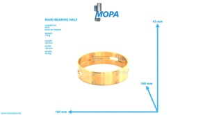MAIN BEARING HALF - 5320330130 suitable for MTU engines