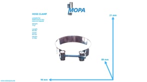 HOSE CLAMP - 51974400190 suitable for MAN D-engines HOSE CLAMP - 51974400190 suitable for MAN D-engines