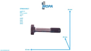 STRESS BOLT - 5509900601 suitable for MTU engines