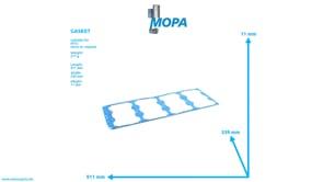 GASKET - 5610510080 suitable for MTU engines GASKET - 5610510080 suitable for MTU engines