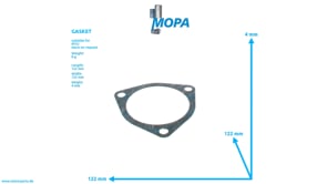 GASKET - 5552010080 suitable for MTU engines GASKET - 5552010080 suitable for MTU engines