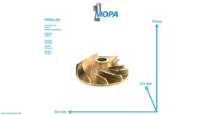 SCHAUFELRAD - 5842040406 passend für MTU Motoren