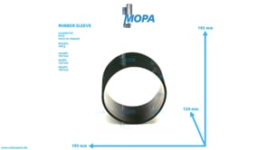 RUBBER SLEEVE - 700336180002 suitable for MTU engines