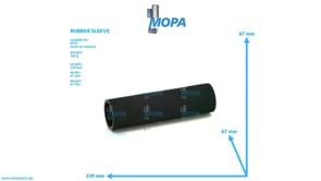 RUBBER SLEEVE - 700368055006 suitable for MTU engines
