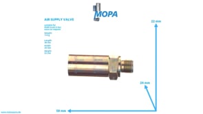 AIR SUPPLY VALVE - 81125050011 suitable for MAN D engines