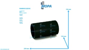 GUMMIMUFFE - 700368135000 passend für MTU Motoren