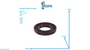 ROTARY SHAFT LIP SEAL - 8690740143 suitable for MTU engines