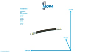 SCHLAUCHLEITUNG - 735038010103 passend für MTU Motoren