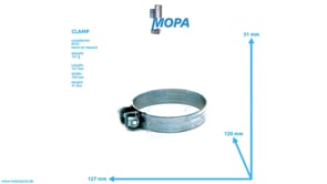 CLAMP - 900288106001 suitable for MTU engines CLAMP - 900288106001 suitable for MTU engines