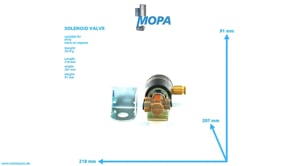 SOLENOID VALVE - 0000665215 suitable for MTU engines