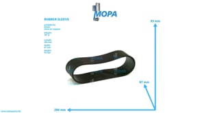 RUBBER SLEEVE - 01165409 suitable for Deutz engines