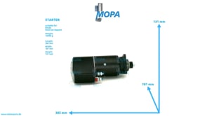 ANLASSER - 01174637 passend für Deutz Motoren