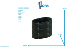 RUBBER SLEEVE - 01180784 suitable for Deutz engines