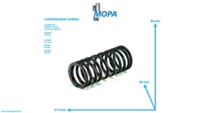 DRUCKFEDER - 02046127 passend für MWM & Deutz Motoren DRUCKFEDER - 02046127 passend für MWM & Deutz Motoren