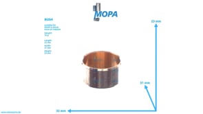 BUSH - 02128123 suitable for MWM & Deutz engines