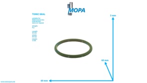TORIC SEAL - 06569366405 suitable for MAN D engines TORIC SEAL - 06569366405 suitable for MAN D engines