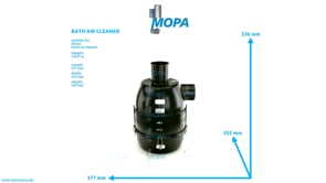 BATH AIR CLEANER - 03373964 suitable for Deutz engines