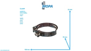 CLAMP - 12134131 suitable for MWM & Deutz engines