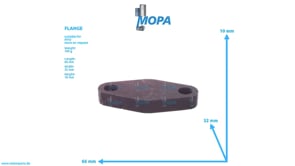 FLANGE - 4429975065 suitable for MTU engines