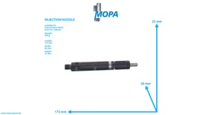 INJECTION NOZZLE - 478606 suitable for Volvo/Volvo Penta engines