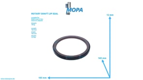 ROTARY SHAFT LIP SEAL - 51015100277 suitable for MAN D-engines ROTARY SHAFT LIP SEAL - 51015100277 suitable for MAN D-engines