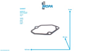 GASKET - 51089020128 suitable for MAN D engines