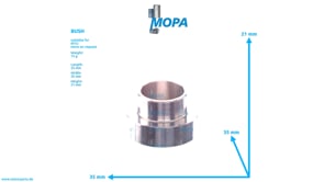 BUSH - 5581420250 suitable for MTU engines