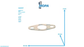 GASKET - 5602030280 suitable for MTU engines